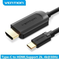 Cáp chuyển đổi USB-C sang HDMI dài 1.5M Vention CGUBG 4K@30Hz